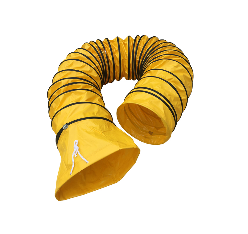 黄色PVC抽排通风软管